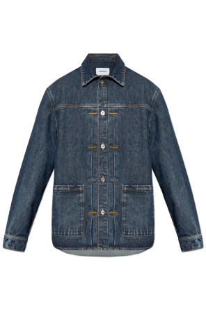 VIP【関税送料無料】希少 OFF-WHITE DARK BLUE DENIM JACKET VIP【関税送料無料】希少 OFF-WHITE BLUE COTTON DENIM JACKET
